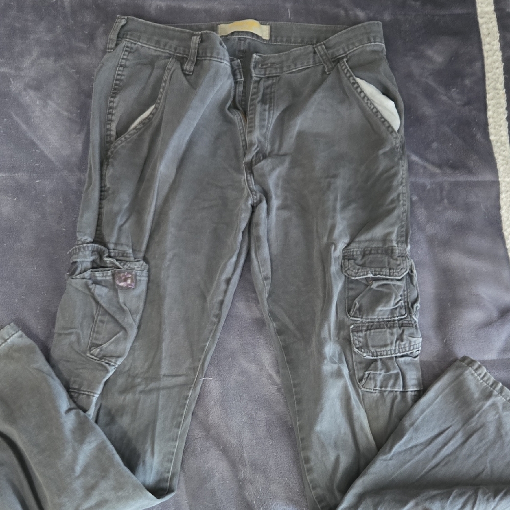 Wrangler Dark Gray Men's Cargo Pants